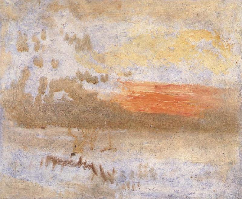 Joseph Mallord William Turner Sunset